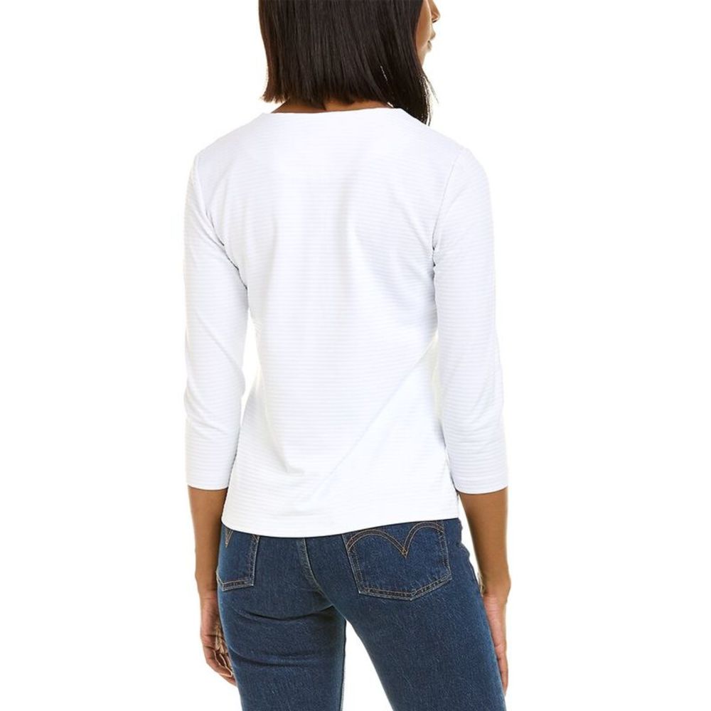 J.Mclaughlin Womens  Carly Catalina Cloth Top, White - Picture 2 of 3